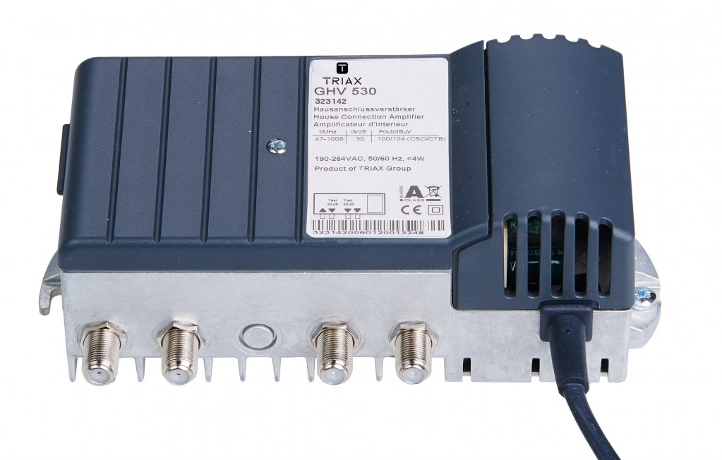 Triax GHV 530 Verstärkung 30 dB weiß