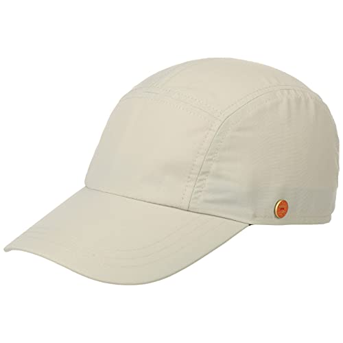 Mayser Mütze Kappe Riccardo Sunblocker Cap Damen/Herren - Fullcap Sportcap Baseballcap Hinten geschlossen, mit Schirm Frühling-Sommer - 60 cm Hellbeige