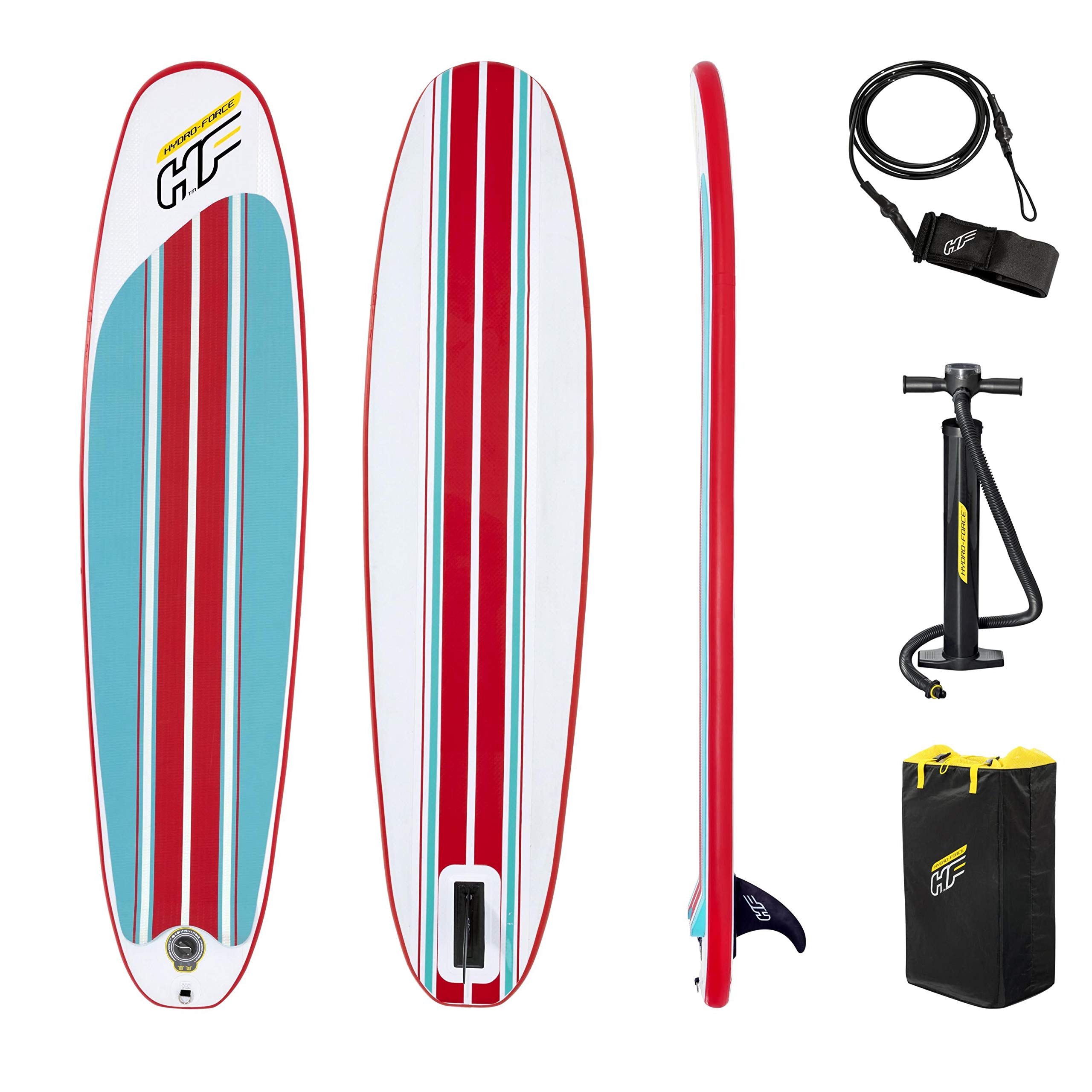 Bestway Hydro-Force™ SUP Surfboard-Set, Compact Surf, 243 x 57 x 7 cm