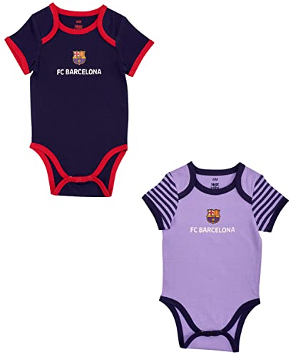 Set mit 2 Stück Barça – Offizielle Kollektion FC Barcelona – Baby Jungen 12 Monate