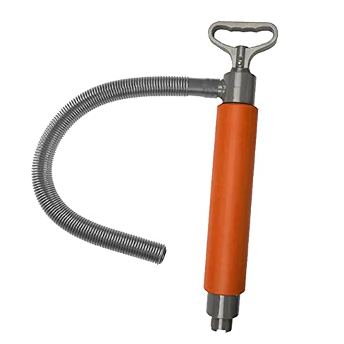 Sharplace Kajak Bilgenpumpe, Bilgepumpe mit Schlauch, 60cm Lenzpumpe Handbetriebenes Kajak Kanu Zubehör für die Kajak Rettung - Orange