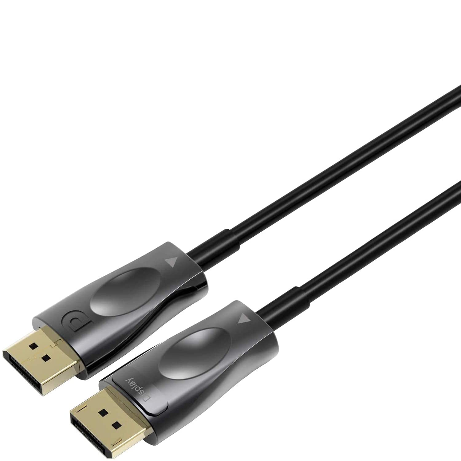 PremiumCord Optisches 8K DisplayPort 1.3/1.4 Kabel M/M 20 m, DisplayPort auf DisplayPort, 32,4Gbps, Video 8K@60Hz, 5K@60Hz, 4K@60Hz 2160p, vergoldete Anschlüsse, schwarz