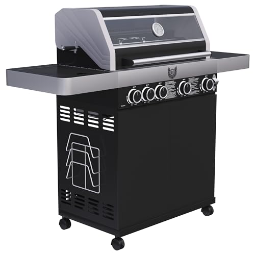 BBQ CHIEF Gasgrill »9.0«, BxTxH: 138x60x116 cm