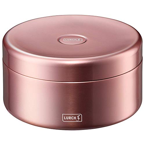 Lurch 240949 Isolier-Lunchbox aus doppelwandigem Edelstahl 0,1l, rosegold