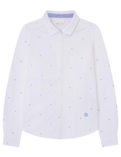 SPRINGFIELD Damen Cotton Oxford Shirt Blusen, TAN_Print, 44
