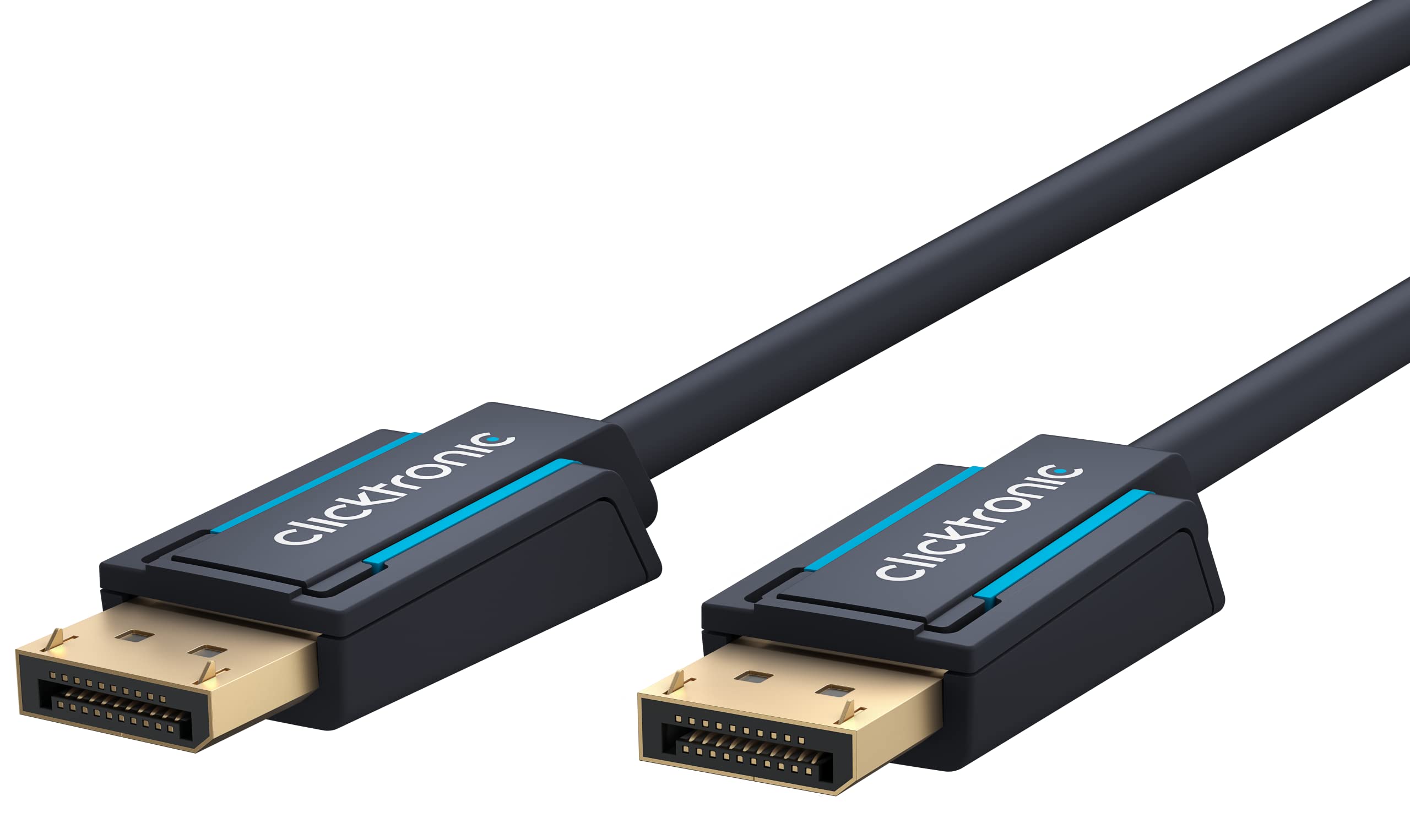 Clicktronic Casual DisplayPort-Kabel Audio / Video Verbindung für HD- und 3D-Inhalte, 3m
