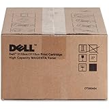 Dell Tonerkassette mit hoher Kapazität für 8.000 Seiten für Dell 3110cn Colour Laser Drucker Magenta
