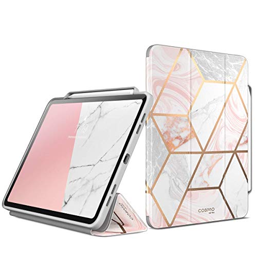 i-Blason Cosmo Schutzhülle für 11 Zoll iPad Pro (2018) Marmor Rosa