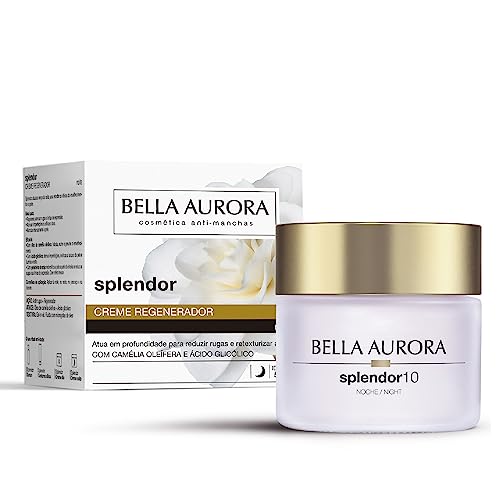 Bella Aurora, Splendor10, Anti-Ageing Behandlung 50+ Jahre, Anti-Falten, Anti-Ageing, feuchtigkeitsspendend (Regenerierende Nachtcreme)