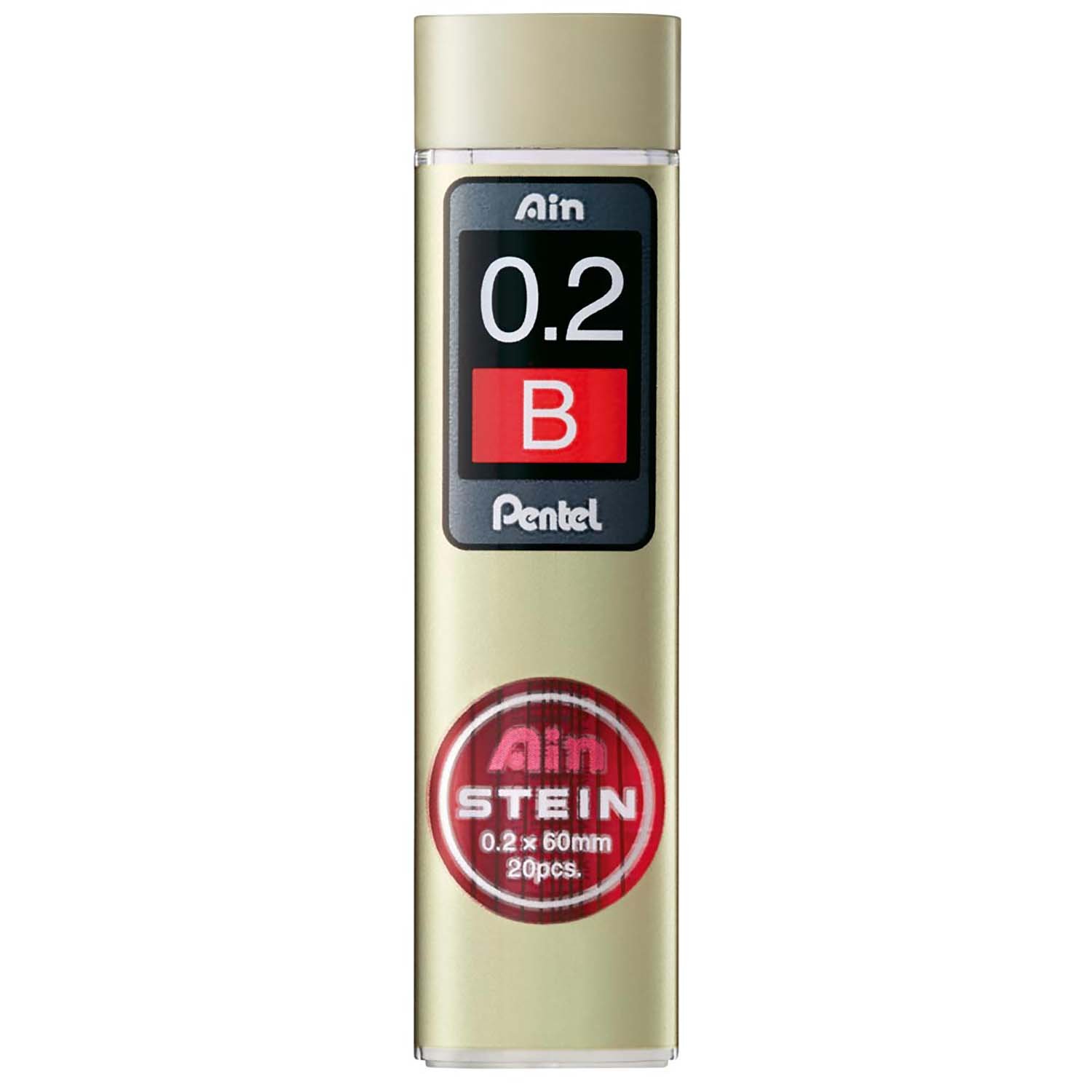 Pentel C272W-B "AIN STEIN" Feinmine für Druckbleistift, 10 x 20 Feinminen