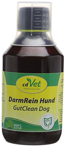 cdVet Naturprodukte DarmRein Hund 250 ml - Hund - Ergänzungsfuttermittel - Unterstützung der Futteraufnahme + der natürlichen Darmflora - Verdauungsstörungen - Durchfall - Brechreiz - Darmprobleme -