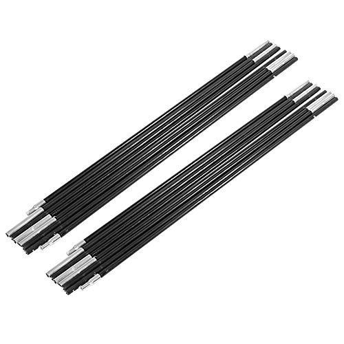 2Rods Outdoor Camping Zeltstange, 4,48 M FiberglasTent Support Rod Bars Outdoor Support Rods Markisenrahmen Kit Fiberglas Pfosten Kit für Wandern Rucksackreisen 5-6 Personen Campingzelt