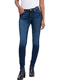 Cross Damen Alan Skinny Jeans, Blau (Dark Mid Blue 160), 33W / 30L EU