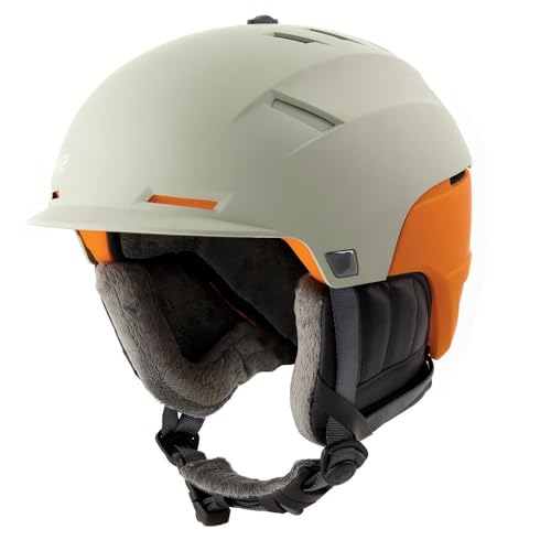 SINNER Beartooth-Matte Orange/Grau-M (55-58) Helm, Mehrfarbig (Mehrfarbig), M