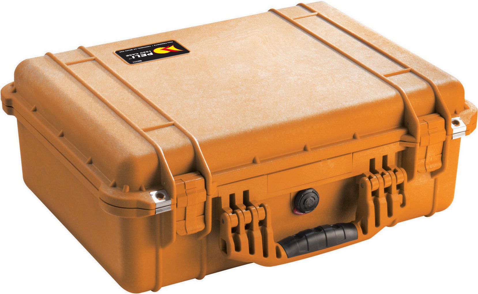 PELI 1520 Widerstandsfähiger Koffer für Spiegelreflexkamera und Zubehör, IP67 Wasser- und Staubdicht, 24L Volumen, Ohne Schaum, Orange