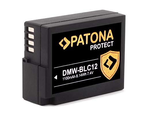 PATONA Protect V1 DMW-BLC12 E Akku (1010mAh) mit NTC-Sensor und V1 Gehäuse