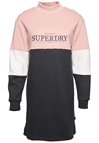 Superdry Damen NYC Times Kleid im Farbblock-Design Eisen Gate 36