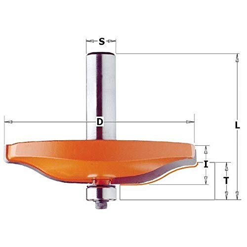 CMT Orange Tools 990.504.11 Hor. Lichter - Fräser mit rodam. HM S 12 D 89 x 15 (A2)