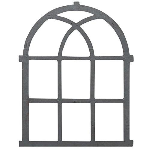 Fenster grau Stallfenster Eisenfenster Scheunenfenster Eisen 72cm Antik-Stil (f2)