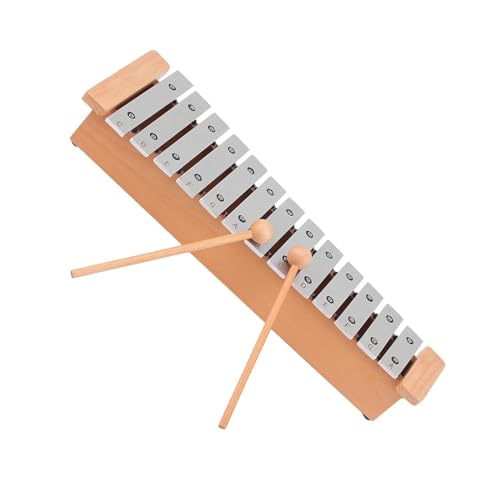 13-stimmiges tragbares Aluminium-Glockenspiel, schönes und langlebiges Schlaginstrument Glockenspiel Set