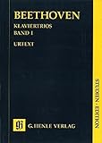 Klaviertrios Band 1. Studien-Edition: Besetzung: Klaviertrios (Studien-Editionen: Studienpartituren)