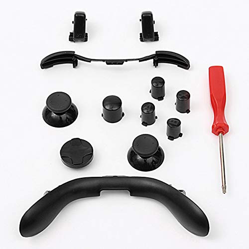 1 Set LB RB LT RT ABXY Bumper Trigger Thumbsticks D Pad Bullet Buttons Full Buttons Mod Kit für Xbox 360 Controller schwarz