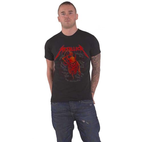 Metallica Skull Screaming Red 72 Seasons Männer T-Shirt schwarz XL 100% Baumwolle Band-Merch, Bands