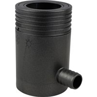 Marley Regensammler für Fallrohr mit Filter + Überlaufstop DN 53-75 mm anthrazit metallic Fallrohrfilter