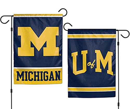 WinCraft NCAA Michigan Wolverines 2-seitige Gartenflagge, 30,5 x 45,7 cm