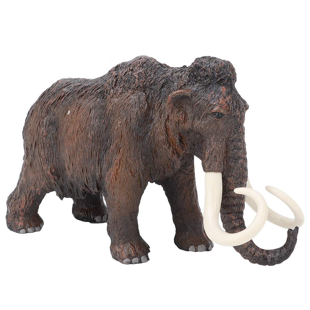 Zerodis Mammut Modell Spielzeug Mini 3D realistische Elefanten Statue Raum Dekoration Figur Spielzeug Kollektive pädagogische Spielset Weihnachten Geburtstagsgeschenk für Kinder(#1)