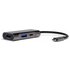 4smarts Kompakt 3in1 USB C Hub Adapter mit 4K HDMI-Anschlüss, USB C Power Delivery 3.0 [100W] und USB 3.0, Unterstützt den Desktop-Modus Samsung Dex - Spacegrau
