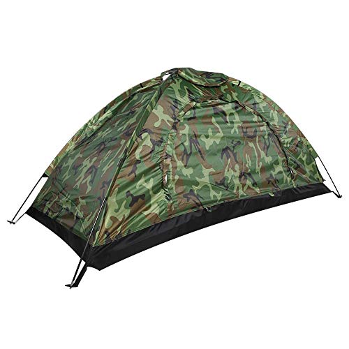 Einzelpersonen-Campingzelt, UV-Schutz, wasserdicht, Camouflage-Zelt, eine Person, tragbares Zelt für Strand, Camping, Wandern