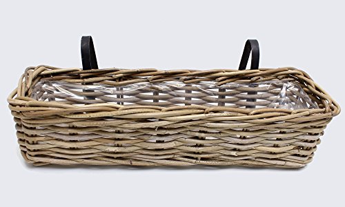 Balkonpflanzer "Rattan", groß