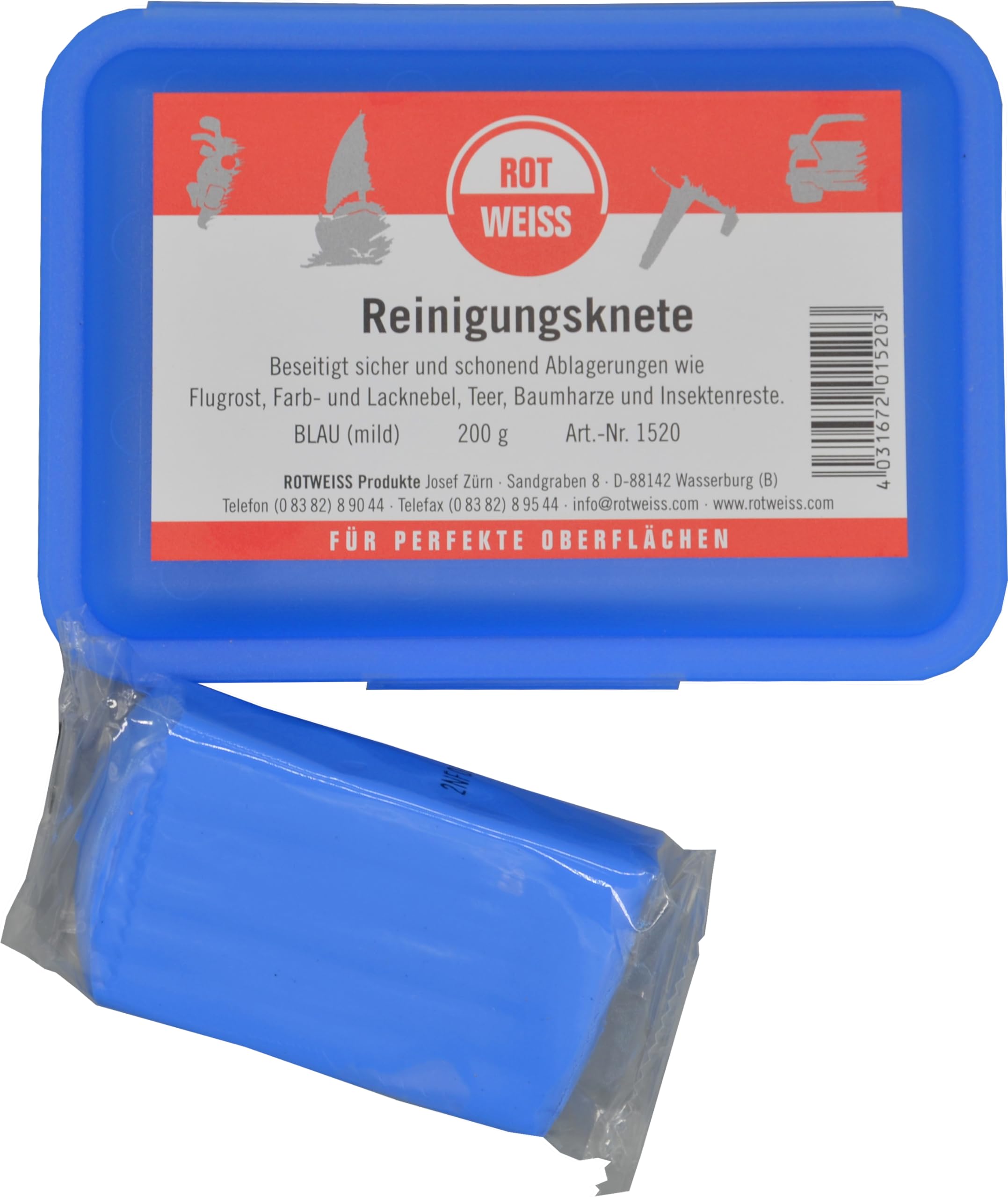 ROTWEISS 1520 Reinigungsknete 200 g