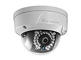 LevelOne IPCam FCS-3096 Dome Out 8MP H.265 IR 9W PoE, Weiß