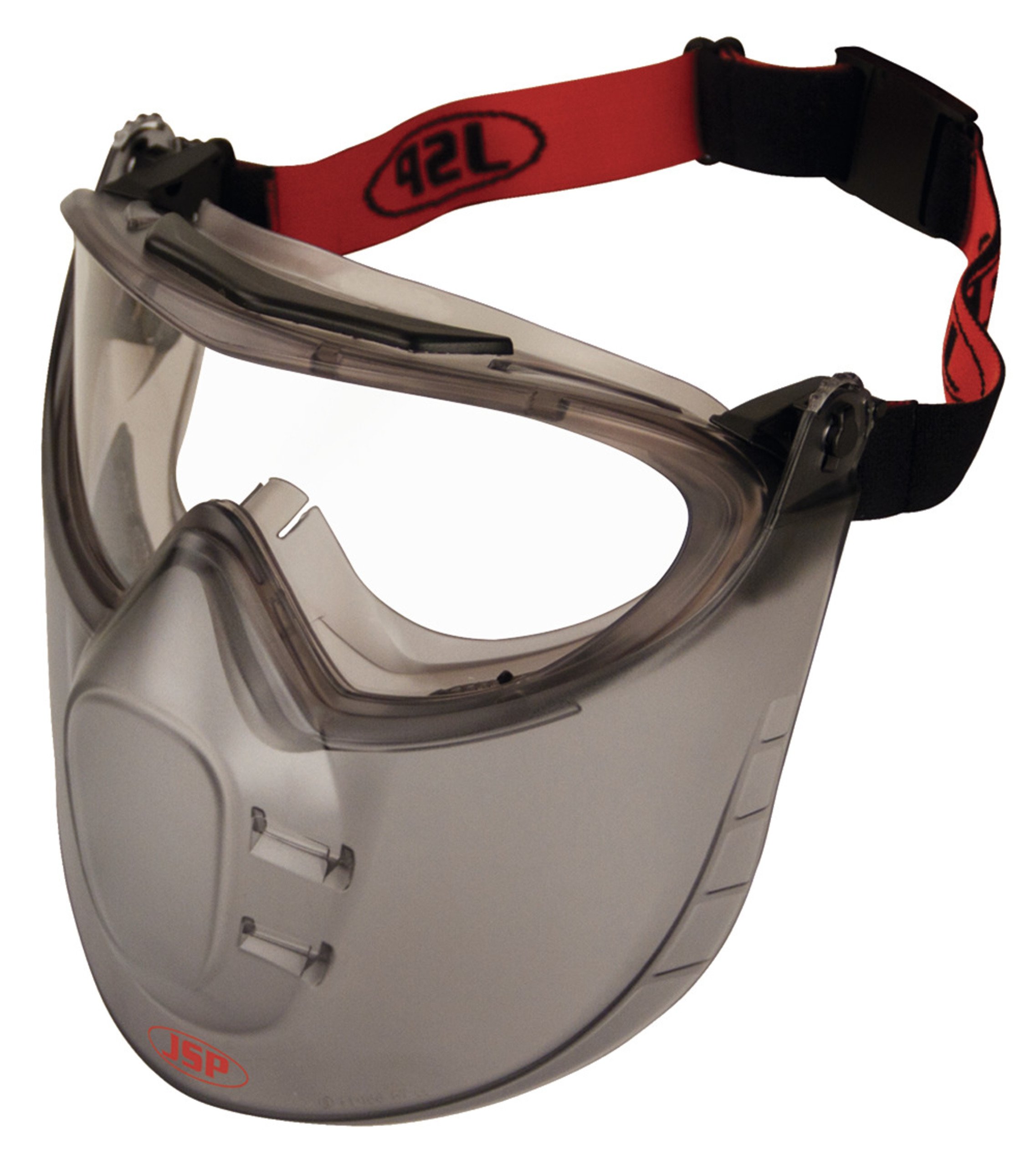 JSP Schutzbrille Stealth 9200 klar mit Gesichtsschutz