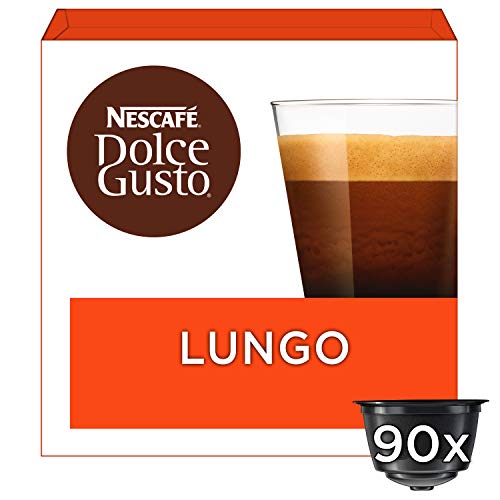 Nescafé Dolce Gusto capsules Lungo - voordeelverpakking - 90 koffiecups - geschikt voor 90 koppen koffie - Dolce Gusto cups
