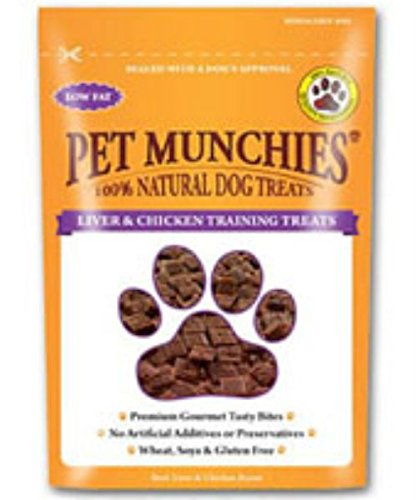 Pet Munchies Leber & Huhn Hundetraining-Leckerlis 50 g (8 Stück)