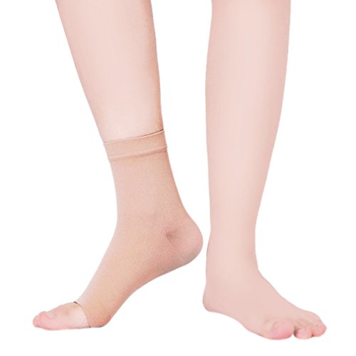Aivtalk Damen Elastische Fußbandage Kompressionssocken Kompression Knöchelbandage Unterstützung Kompressionssocken für Fußgelenkstütze Schmerzlinderung und Blutzirkulation