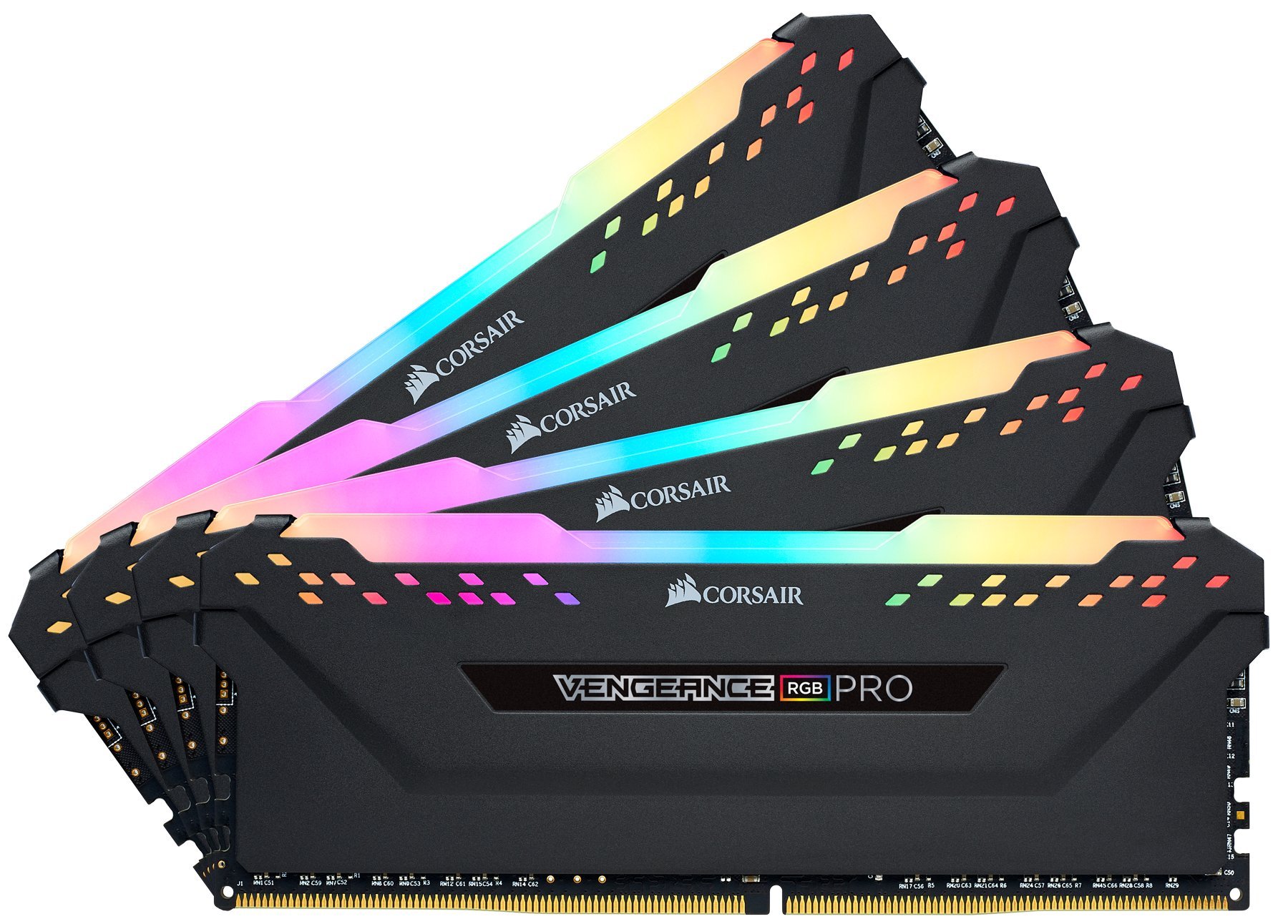 Corsair Vengeance RGB PRO 32GB (4x8GB) DDR4 3600MHz C18 XMP 2.0 Enthusiast RGB LED-Beleuchtung Speicherkit - schwarz