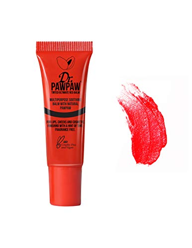 Dr. PAWPAW Tinted Ultimate Red Balm Mini, Multi-Purpose Balm, For Lips, Cheeks & Other Cosmetic Finishing, 10ml