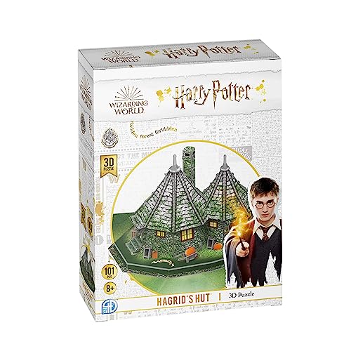 University Games 08482 Harry Potter Hagrids Hütte, 3D-Puzzle