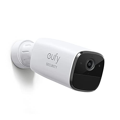eufy Security SoloCam E40, Sicherheitskamera für Draußen, WLAN, kabellos, Personenerkennung KI, Alexa/Google Assistant, 2K-Auflösung, 90 dB Alarm, wetterfest, gebührenfrei (Generalüberholt)