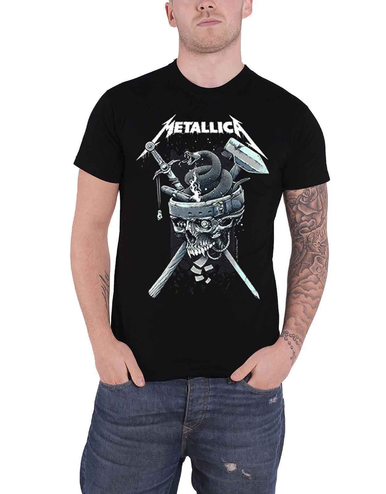 Metallica History Männer T-Shirt schwarz XL 100% Baumwolle Band-Merch, Bands