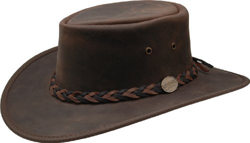 Barmah - Squashy Bronco - Australian Leather Hat XXL (61-62)