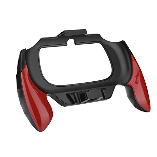 Wendry ABS-Spielgriffhalter Joypad-Halterung, tragbarer Spielhandgriffgriffhalter, Leichter Handgriff für PS Vita 2000, (rot)