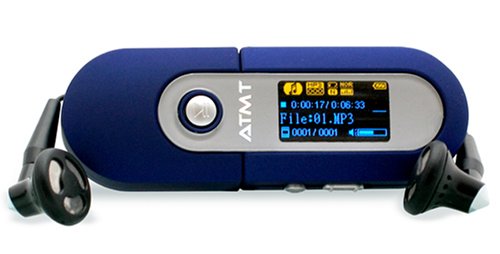 ATMT N-Lite MP140 Tragbarer MP3-Player 1GB (mit DRM10) blau