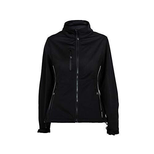 Hydrowear 42615-L RIGA Thermoline Damen Softshelljacke, Black, Größe L