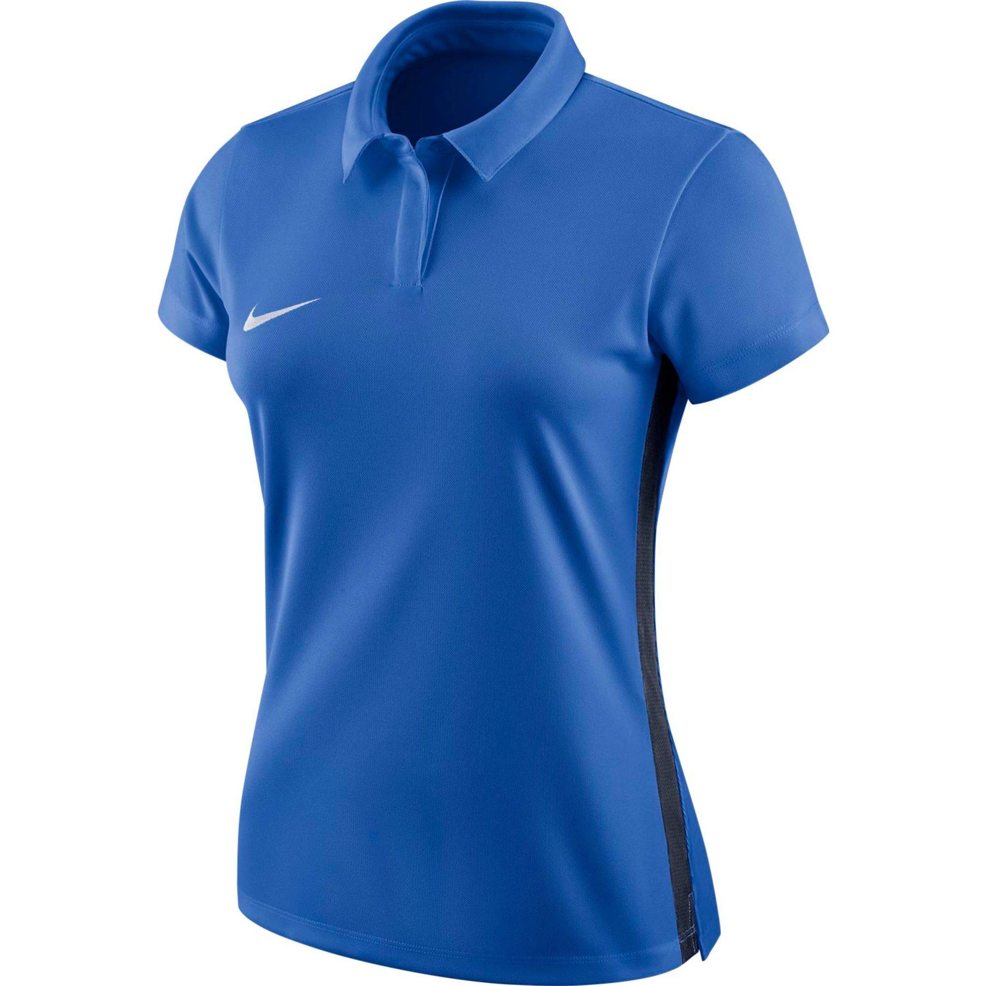 Nike Damen Dry Academy 18 Poloshirt, Royal Blue/Obsidian/White, S