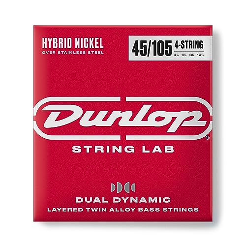 Dunlop Dual Dynamic Hybrid Nickel Bass 4-String 45/105